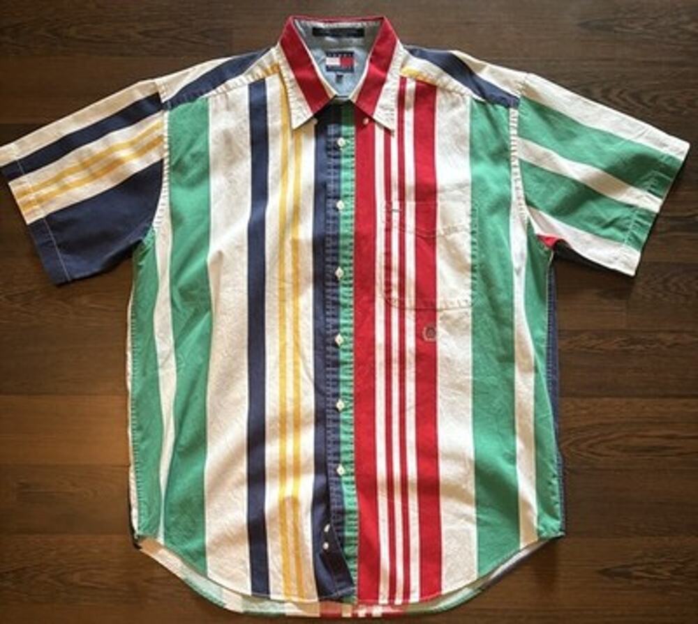 Rare Vintage 1999 Tommy Hilfiger Sailing Crest Shirt M